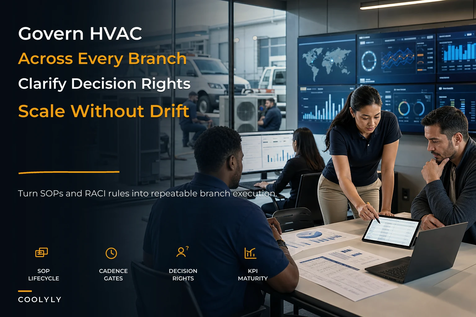 Operational Governance Framework for Multi-Branch HVAC Businesses and Decision Rights
