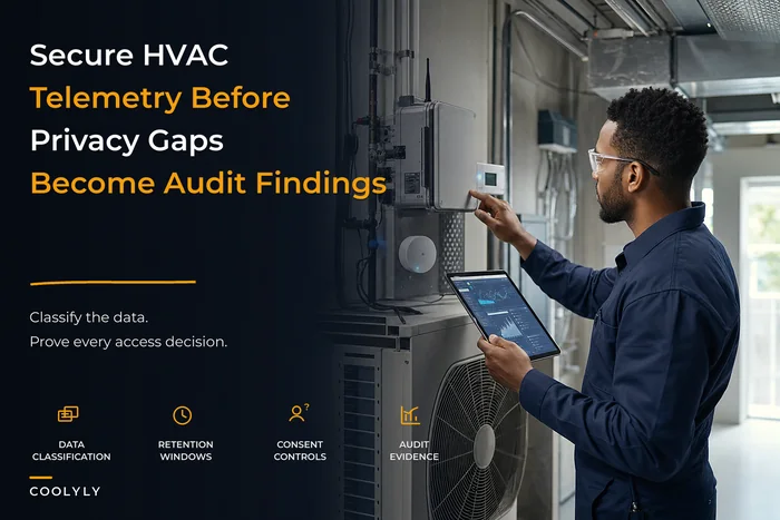 Operational HVAC telemetry security, privacy and governance playbook