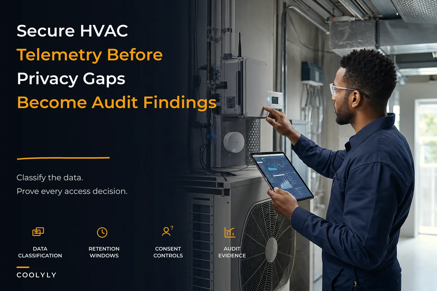 Operational HVAC telemetry security, privacy and governance playbook