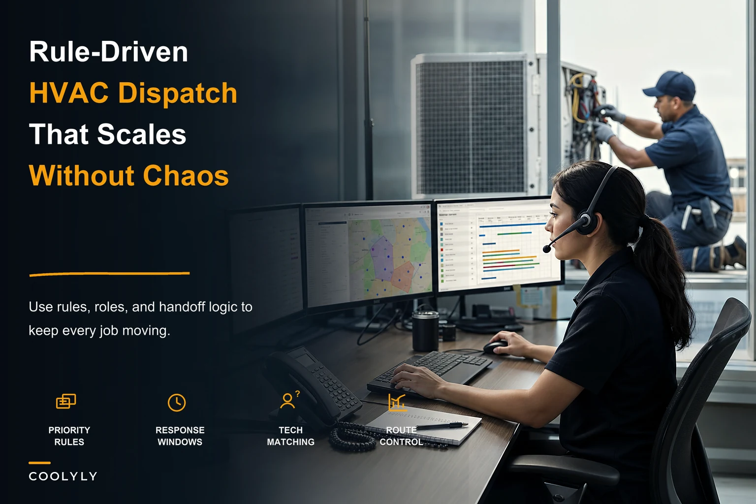 The business case for a rule-driven HVAC dispatch and scheduling system