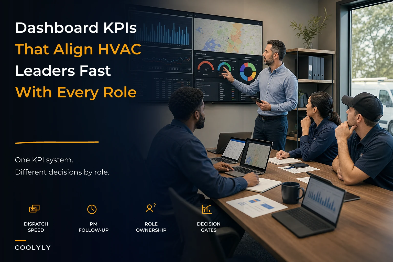 Unify HVAC Leadership KPIs: Role-Based Dashboard Templates, Governance Rules and Decision Gates for Hiring and Territories