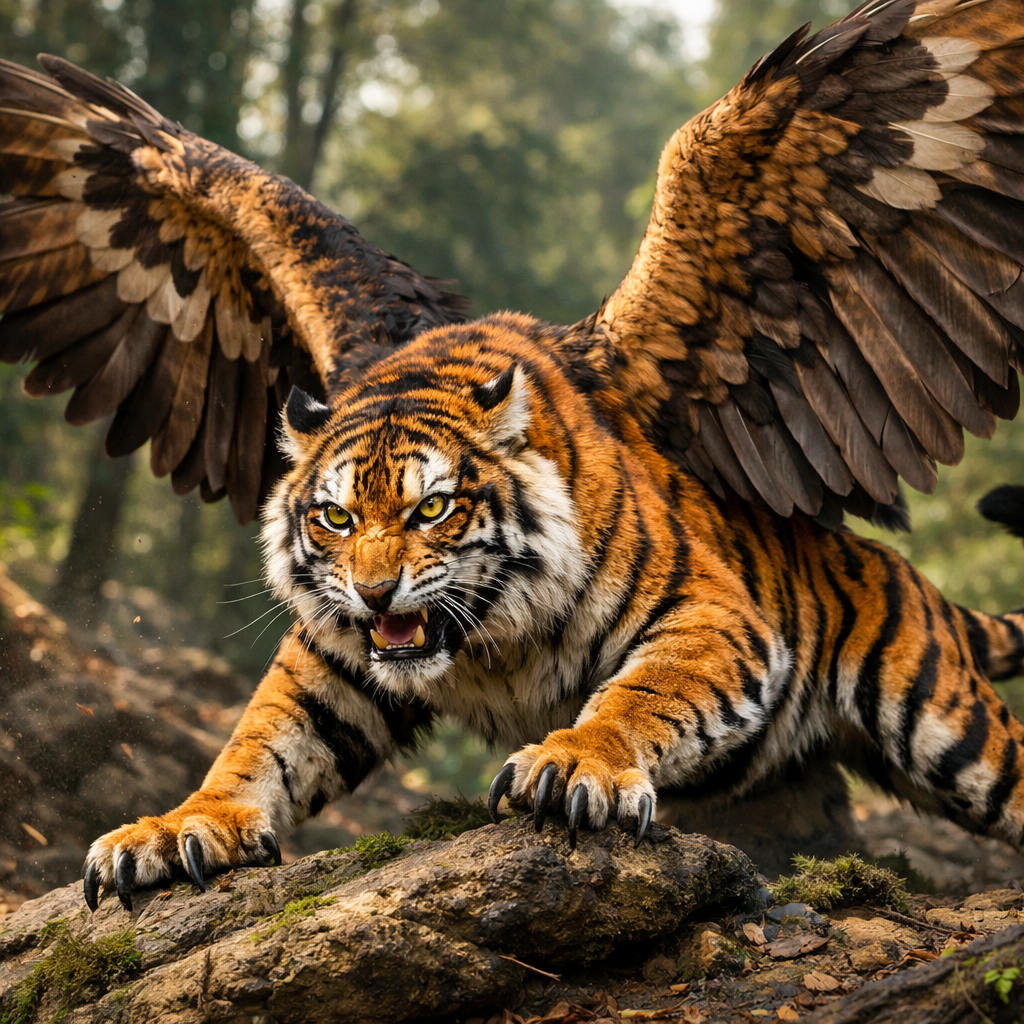 Tigleon, hybrid of Tiger and Eagle