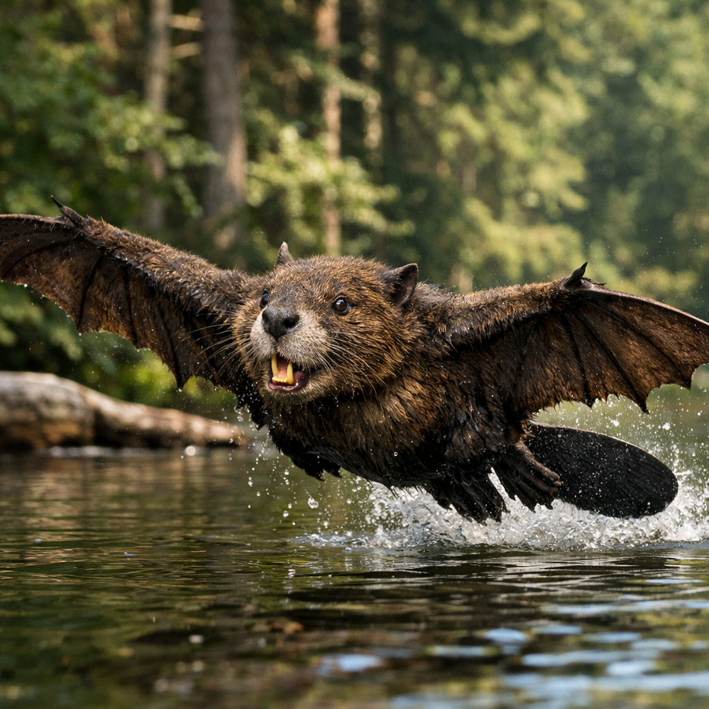 Batavore, hybrid of Bat and Beaver
