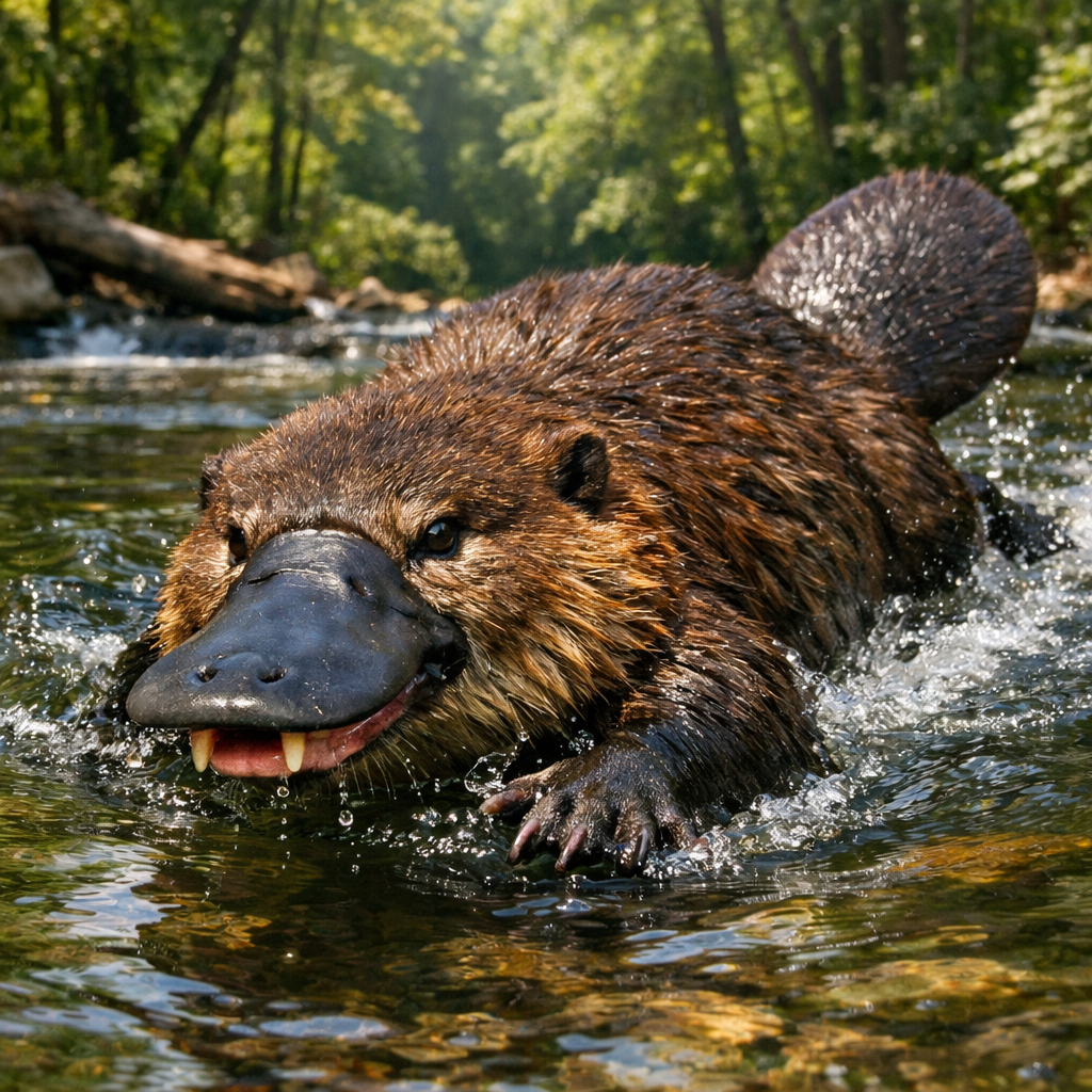 Platibeaver, hybrid of Beaver and Platypus