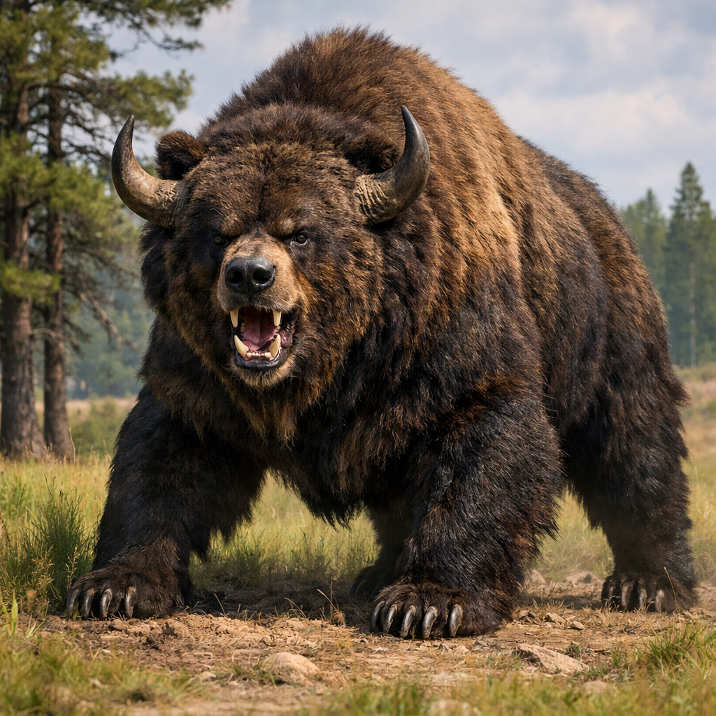 Bearbison, hybrid of Bear and Bison