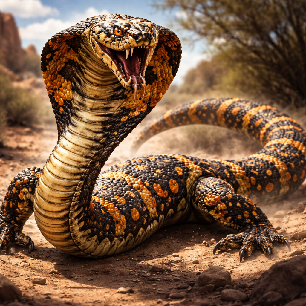 Cobra-Monster, hybrid of Cobra and Gila monster