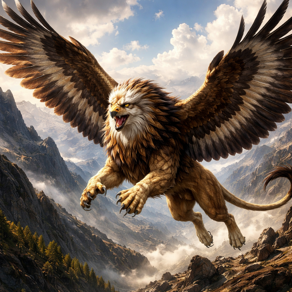 Eaglion, hybrid of Eagle and Lion