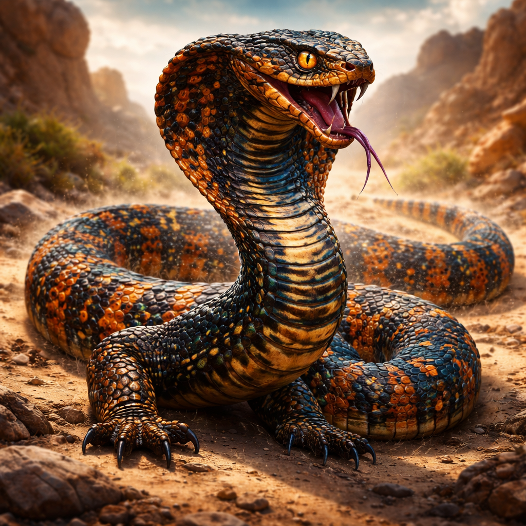 Cobra Monster, hybrid of Cobra and Gila monster
