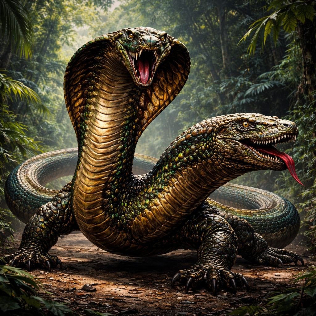 CobraDragon, hybrid of Cobra and Komodo Dragon
