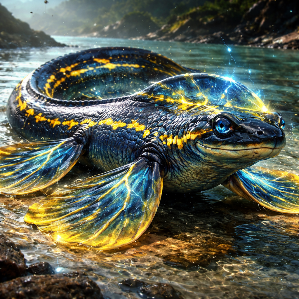 Salamandray, hybrid of Salamander and Electric Ray