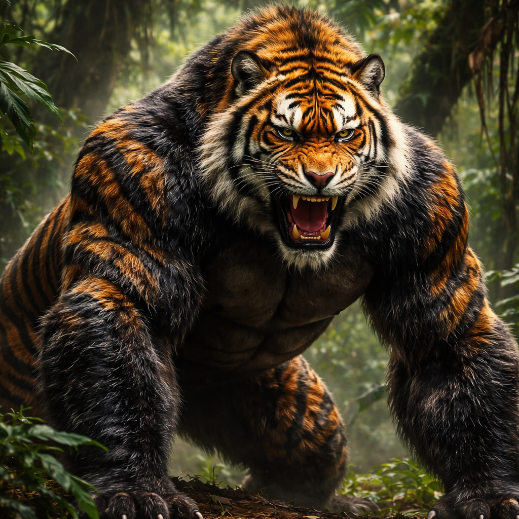 Goriger, hybrid of Gorilla and Tiger
