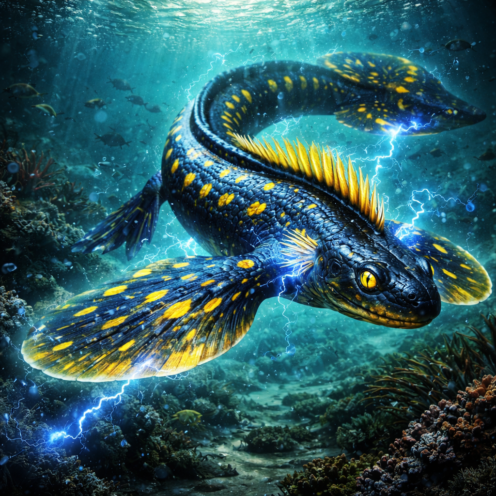 Salamandray, hybrid of Salamander and Electric Ray
