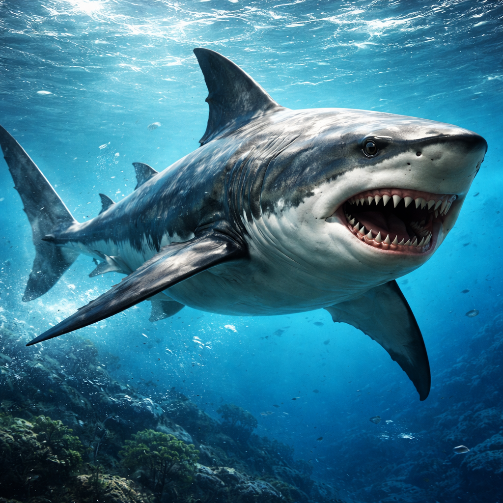 Sharkwhite, hybrid of Shark and great white shark