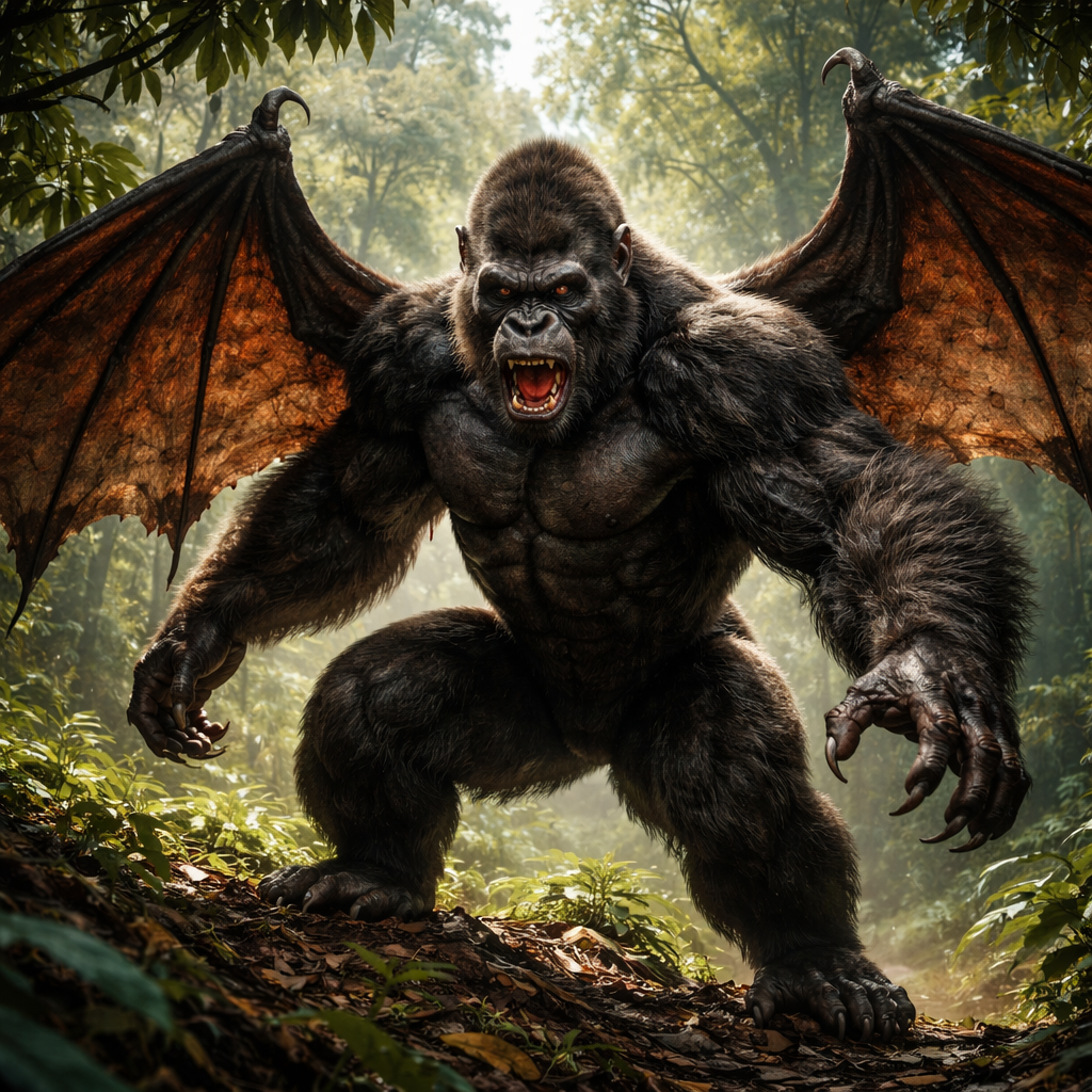 Goribat, hybrid of Gorilla and Bat