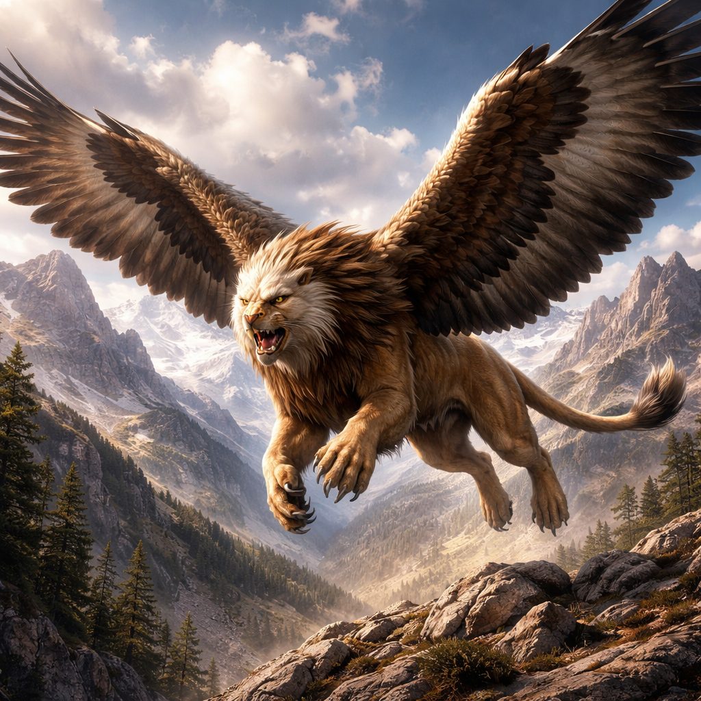 Eaglion, hybrid of Eagle and Lion