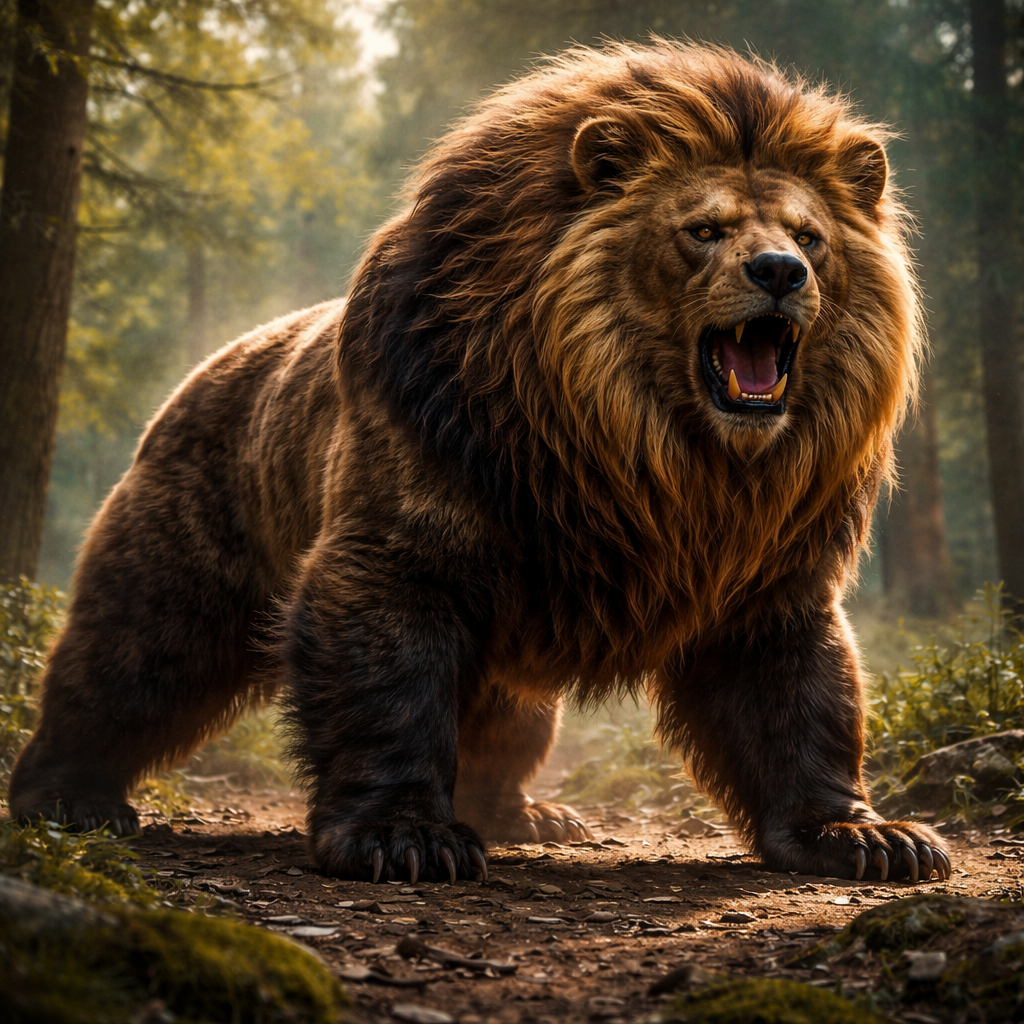 Bearion, hybrid of Bear and Lion