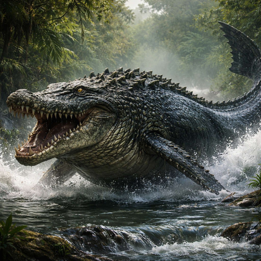 Whalocodile, hybrid of Whale and Crocodile