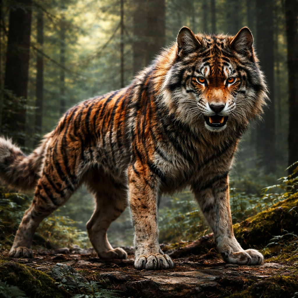 WolTiger, hybrid of Wolf and Tiger