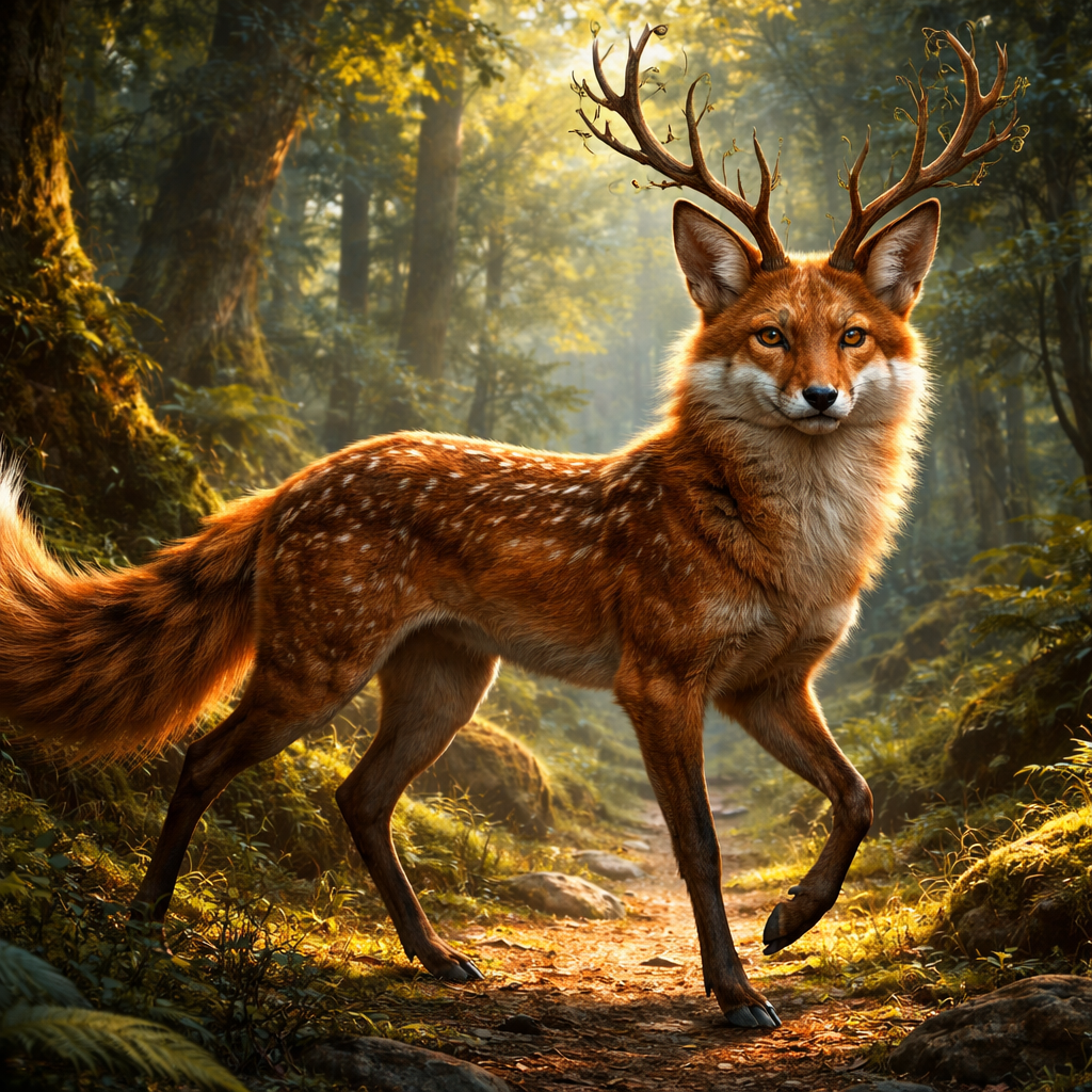 Fordeer, hybrid of Fox and Deer