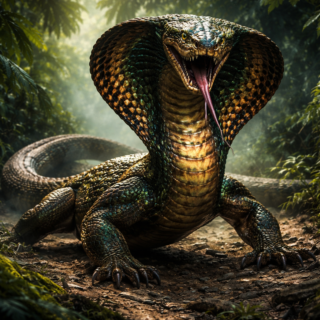CobraDragon, hybrid of Cobra and Komodo Dragon