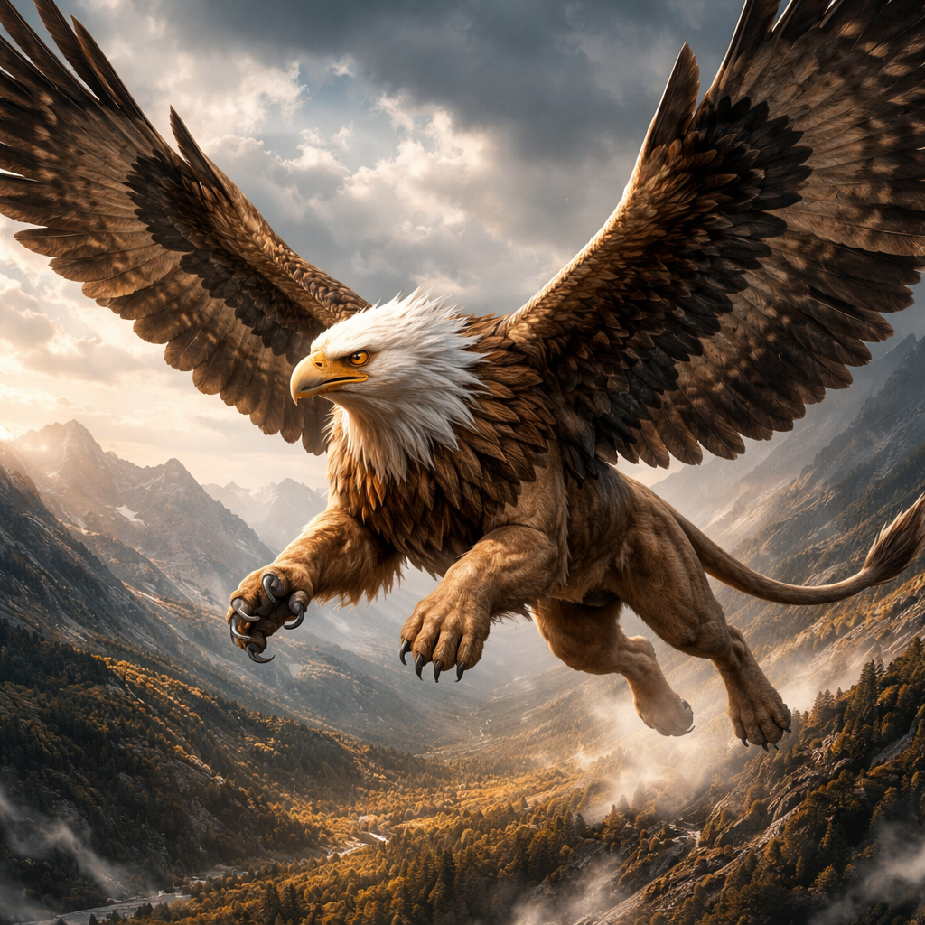 Eaglion, hybrid of Eagle and Lion
