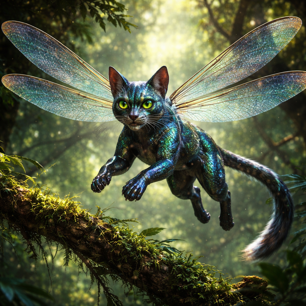 Felidra, hybrid of Dragonfly and Cat
