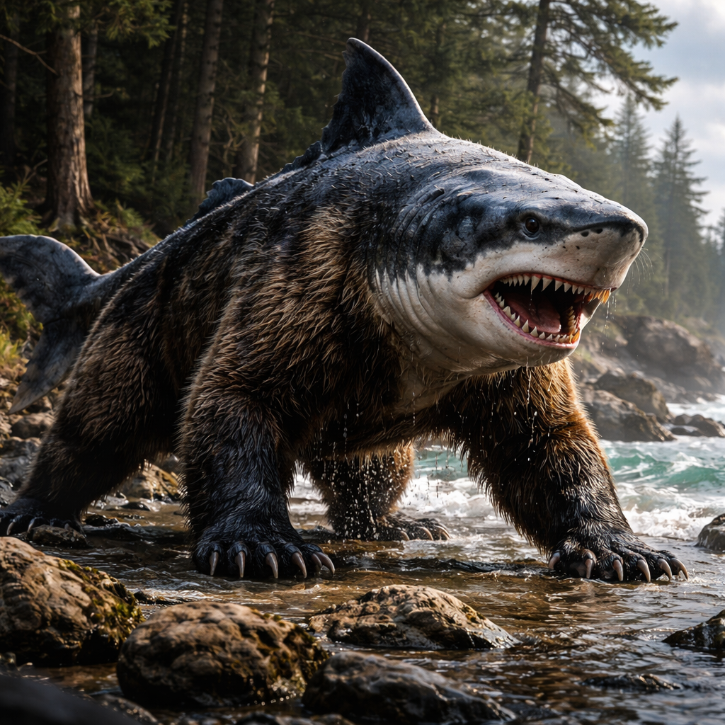 Bear Shark, hybrid of Bear and great white shark