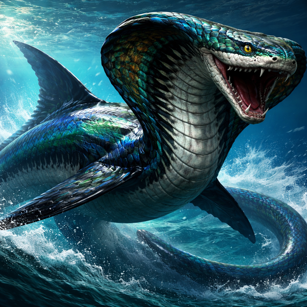Sharkobra, hybrid of Shark and Cobra