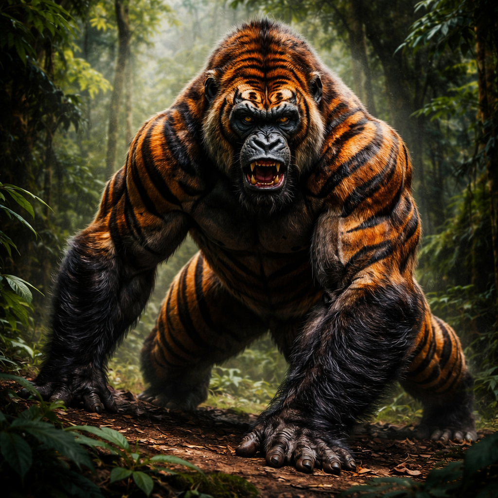 Goriger, hybrid of Gorilla and Tiger