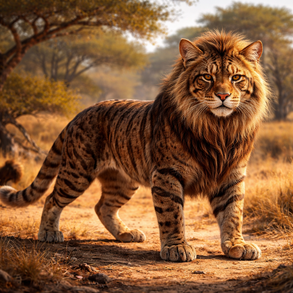 Lycatus, hybrid of Lion and Cat