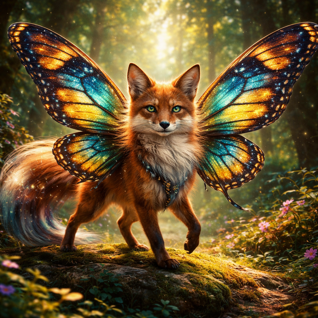 Foxyflutter, hybrid of Butterfly and Fox