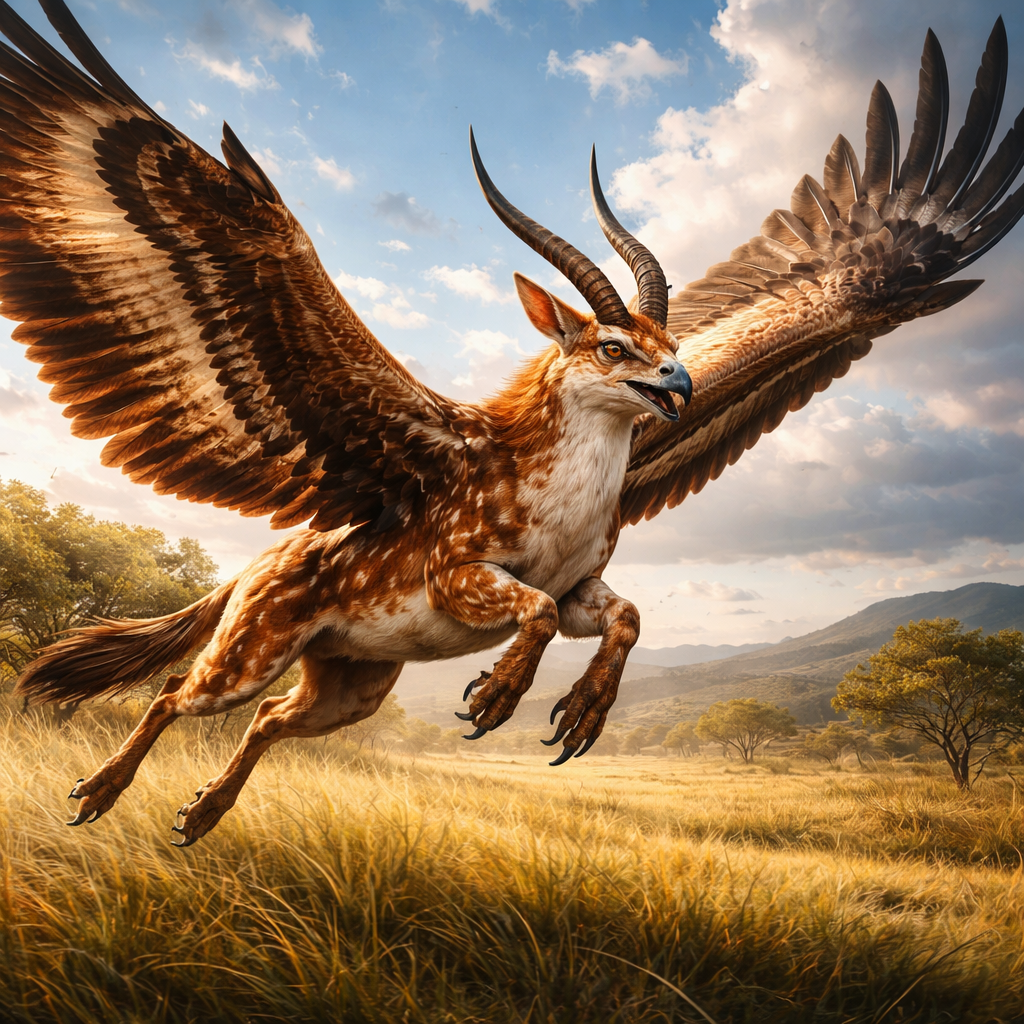 Antelagle, hybrid of Antelope and Eagle