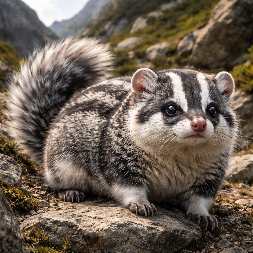 Chinchbadger, hybrid of Badger and Chinchilla