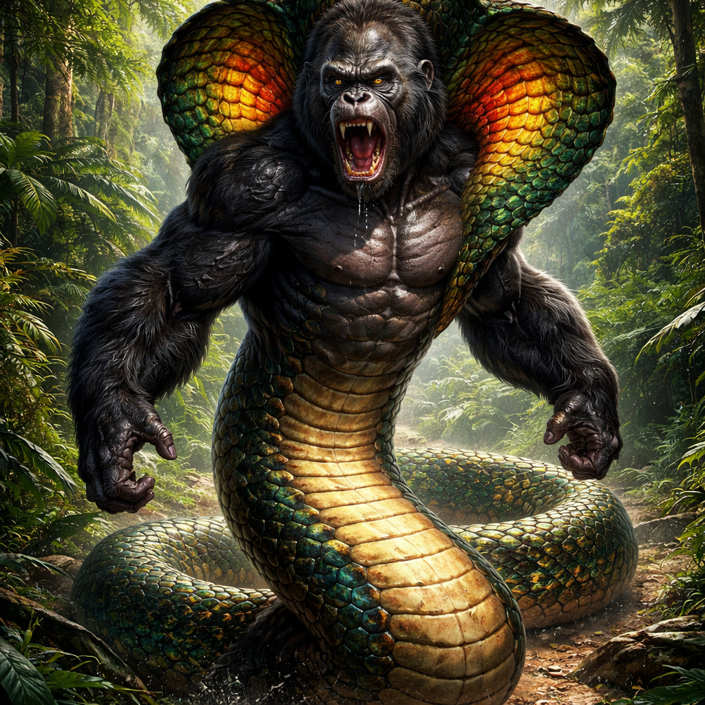Gorobra, hybrid of Gorilla and Cobra