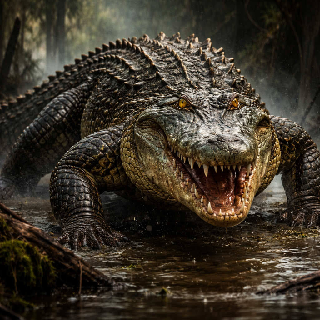 Crocogator, hybrid of Alligator and Crocodile