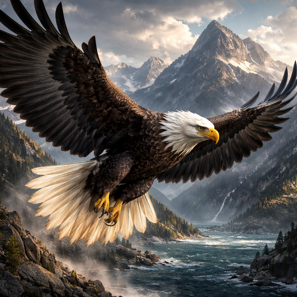 Baldar Eagle, hybrid of Bald Eagle and Eagle