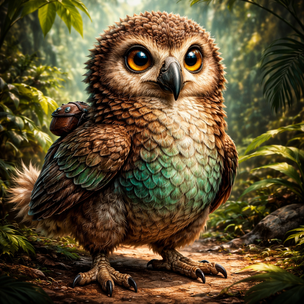 Dowl, hybrid of Dodo and Owl