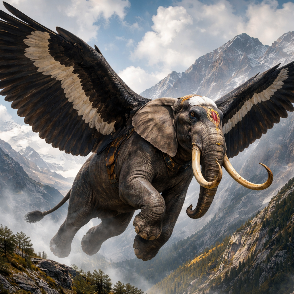 Condolephus, hybrid of Condor and Elephant