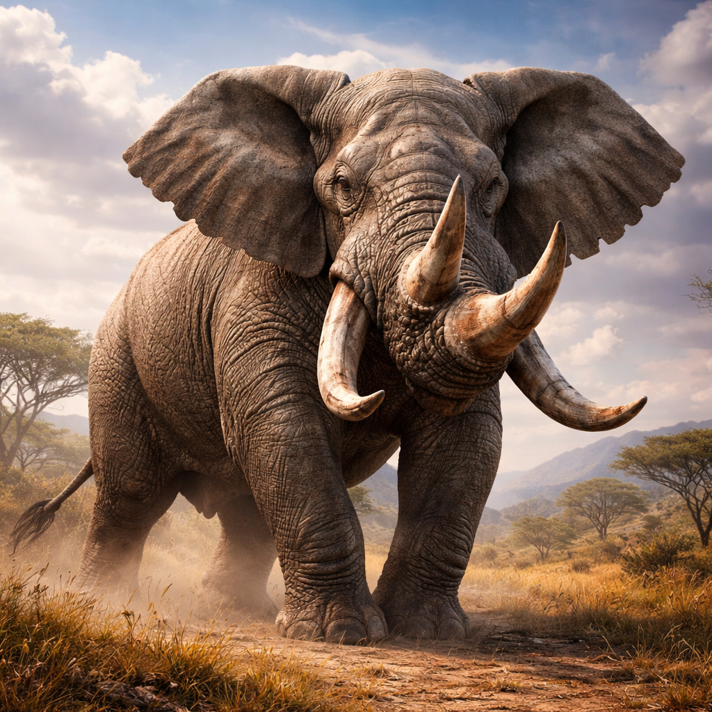 Rhinophant, hybrid of Elephant and Rhinoceros