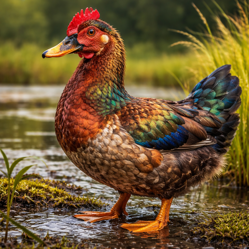 Cluckduck, hybrid of Chicken and Duck