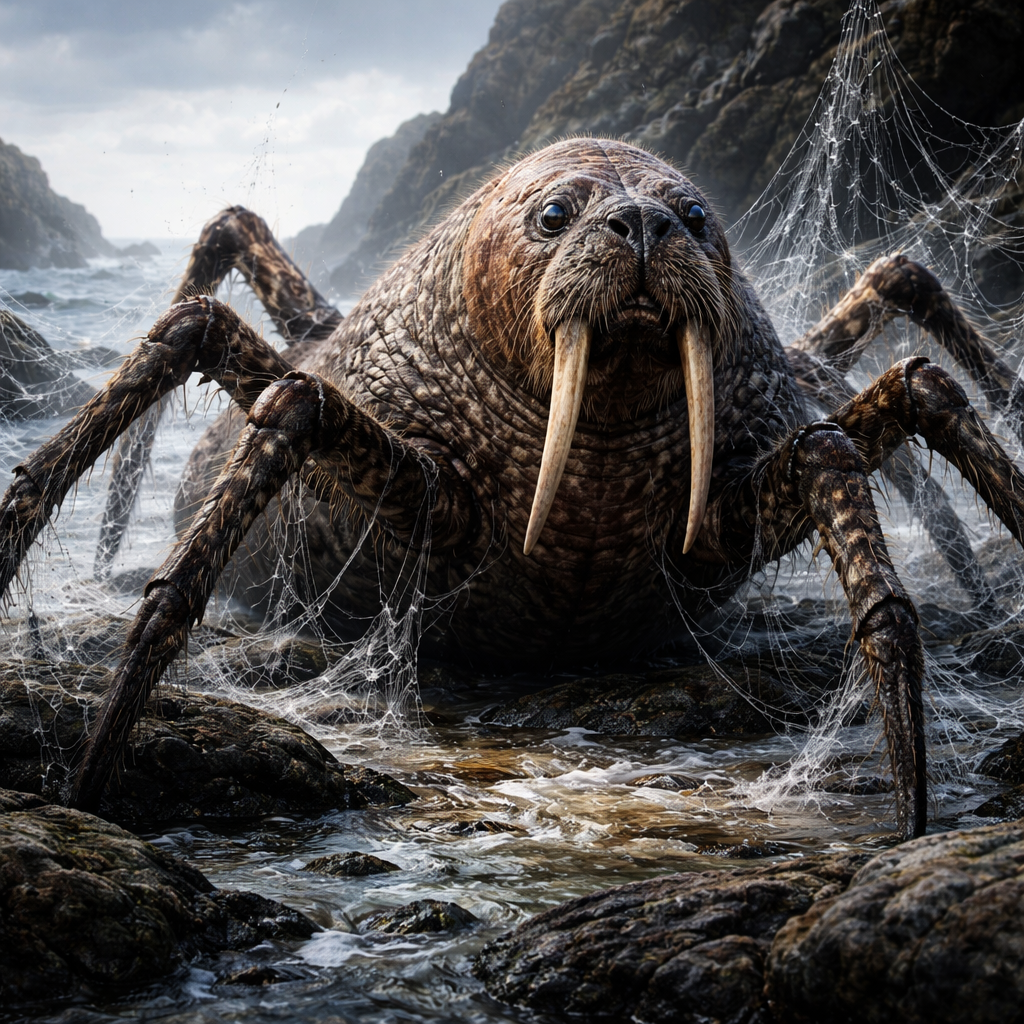 Walspider, hybrid of Walrus and Spider