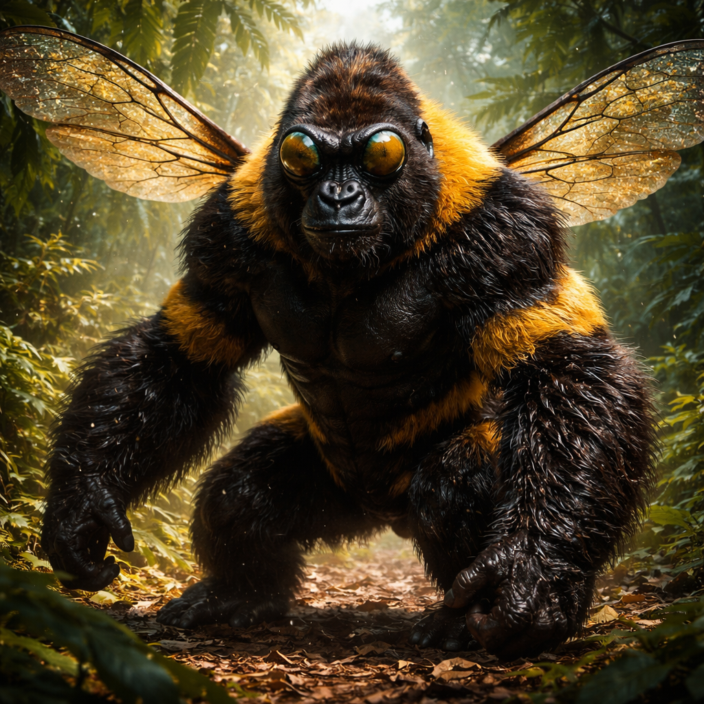 Gorumblebee, hybrid of Gorilla and Bumblebee