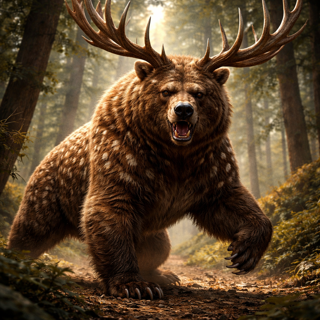 Deerbear, hybrid of Bear and Deer