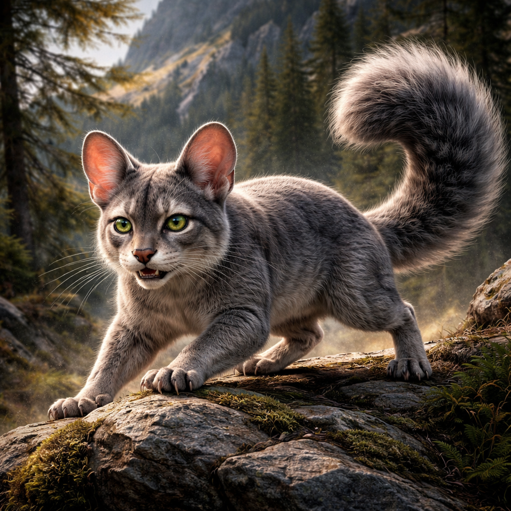 Cougchilla, hybrid of Cougar and Chinchilla