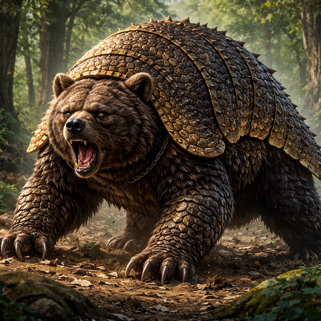 Bearadillo, hybrid of Bear and Armadillo
