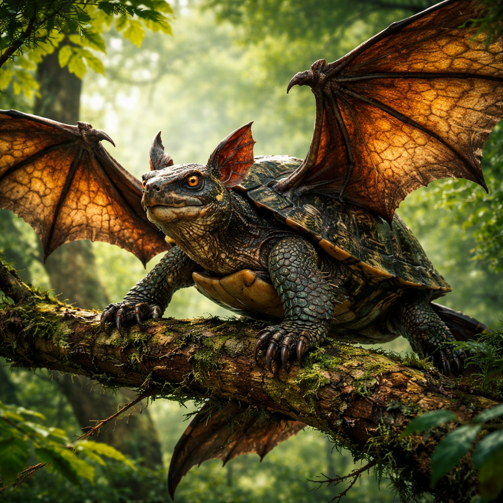 Turtibat, hybrid of Turtle and Bat