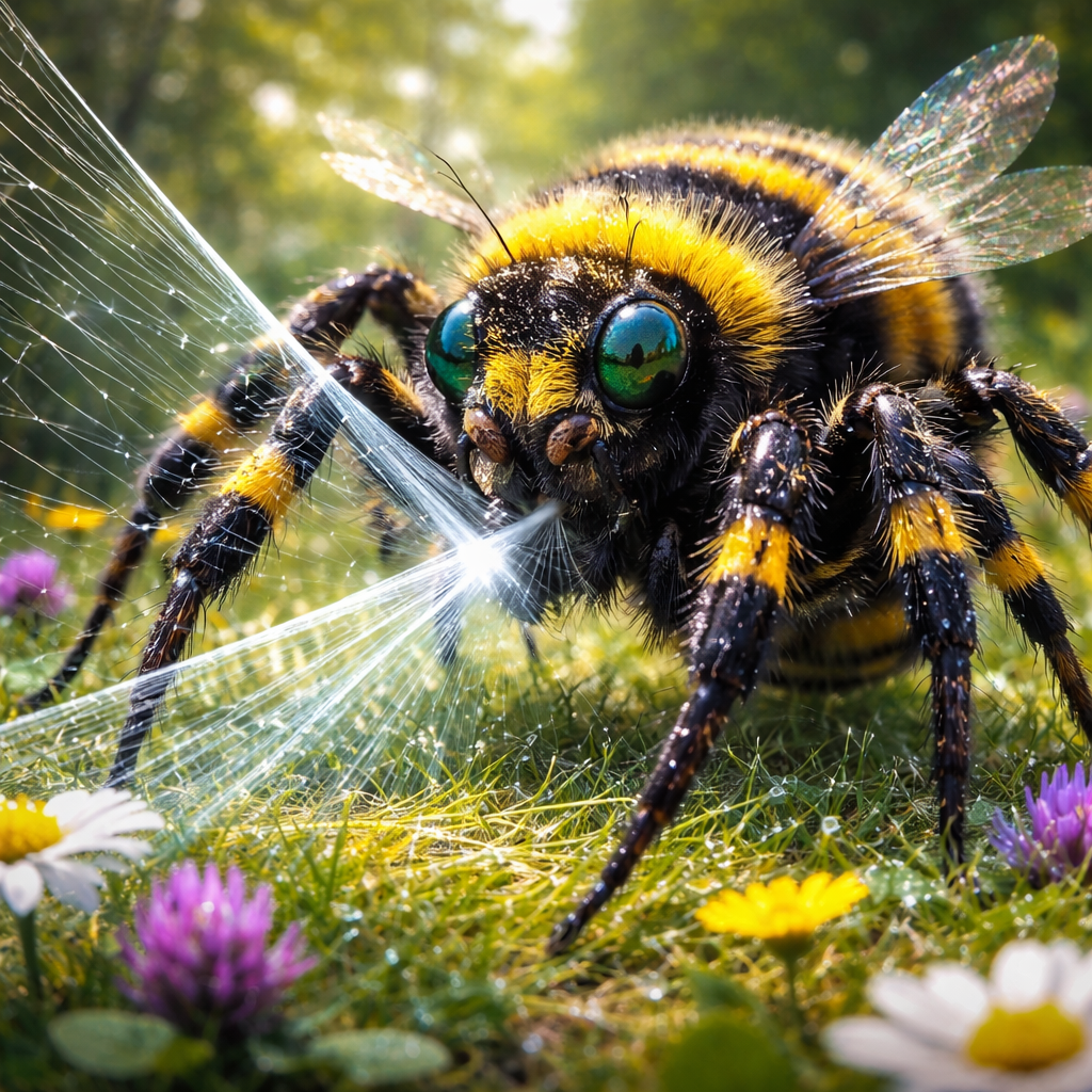 Spumblebee, hybrid of Spider and Bumblebee