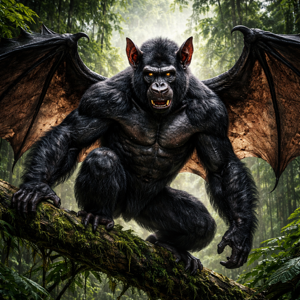 Batgora, hybrid of Bat and Gorilla