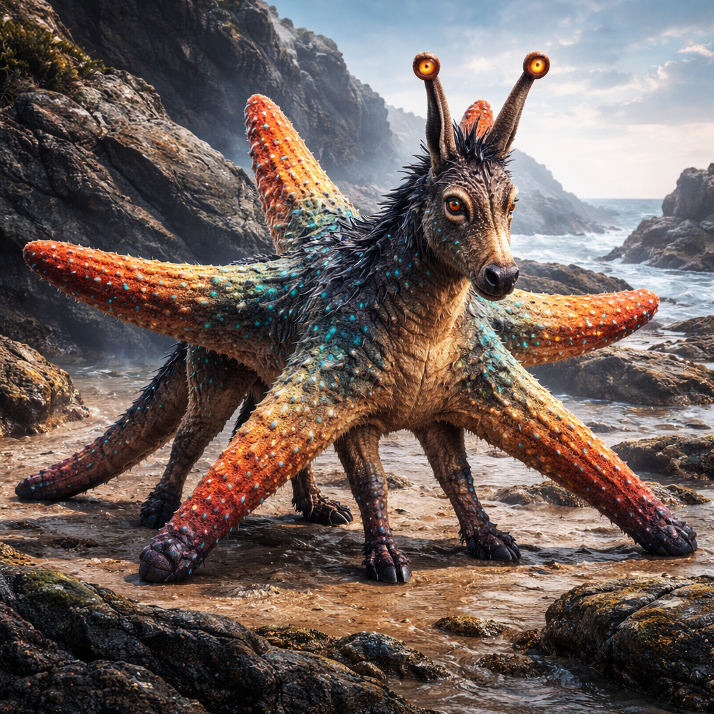 StarDonk, hybrid of Starfish and Donkey