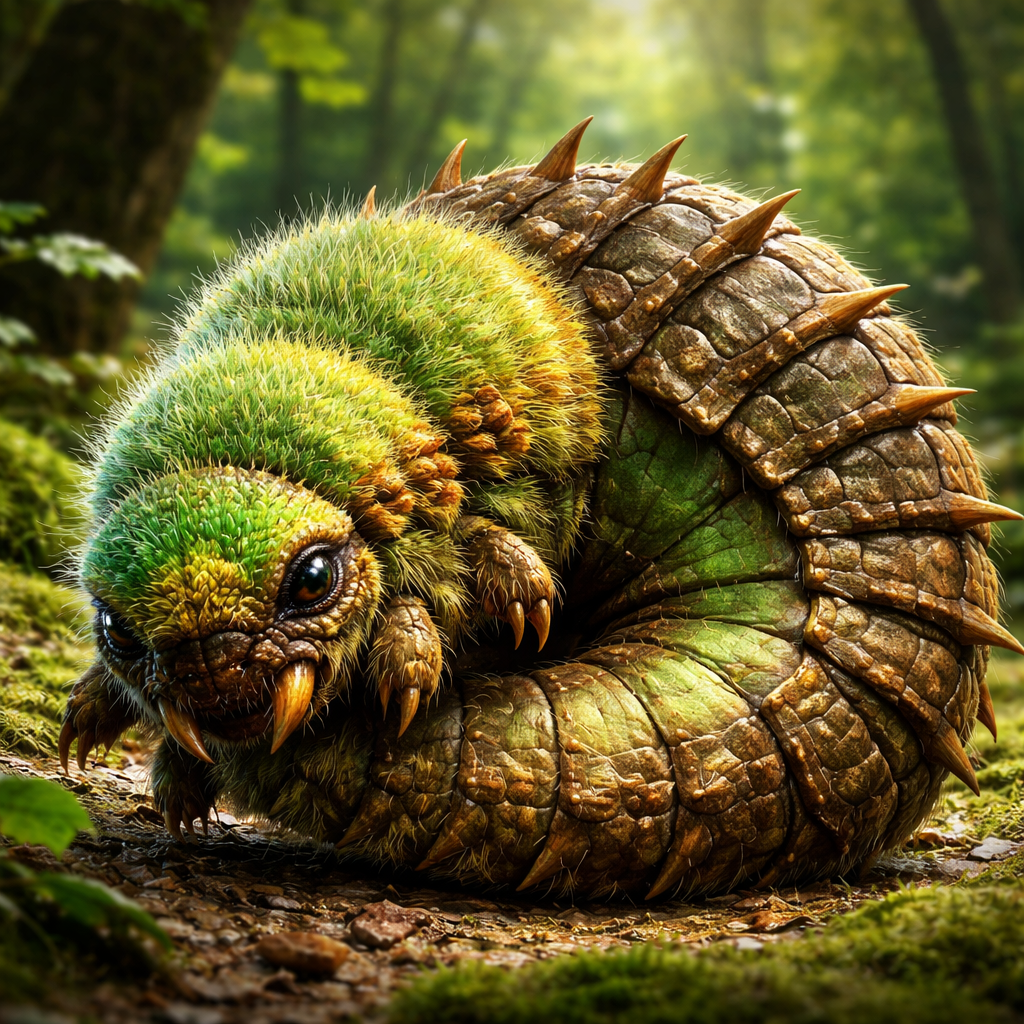 Caterdillo, hybrid of Caterpillar and Armadillo